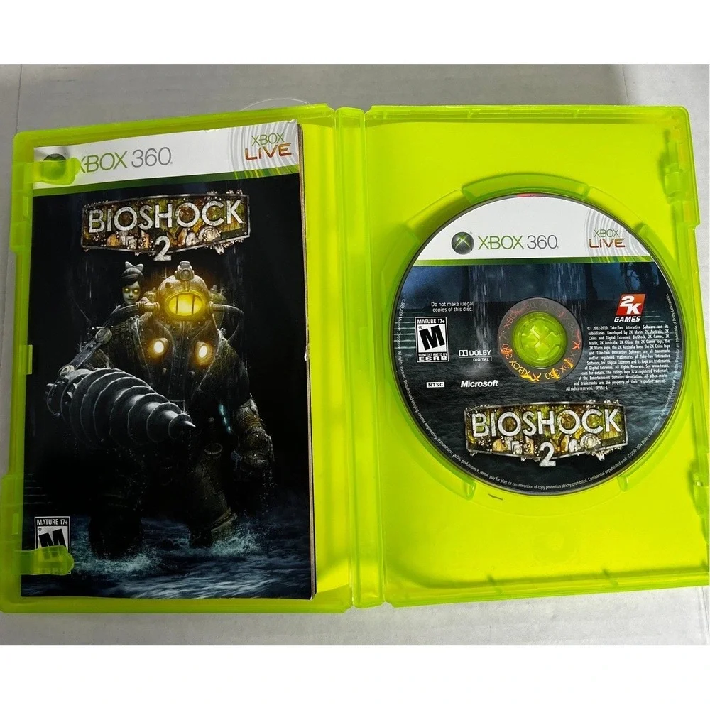 BioShock 2 Xbox 360 Video Game 2K Games CIB Complete with Manual